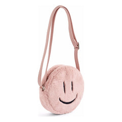 Molo - Smiley Kürk Çanta | Pudra Pembe