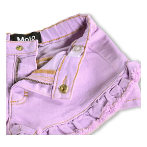 Molo - Shorts de mezclilla con volantes Agnetha | Morado
