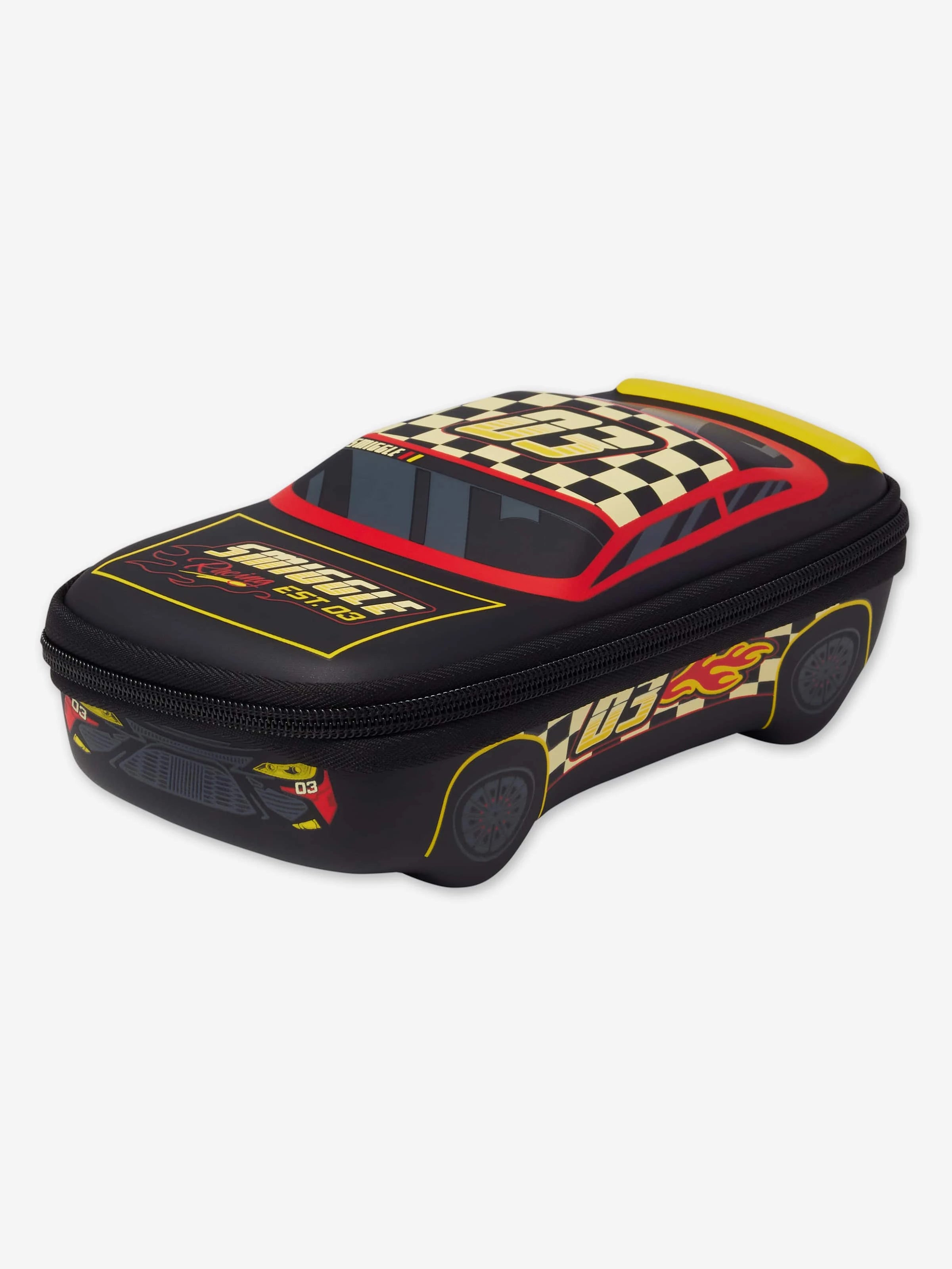 Smiggle - Estuche rígido con diseño de coche Pit Stop