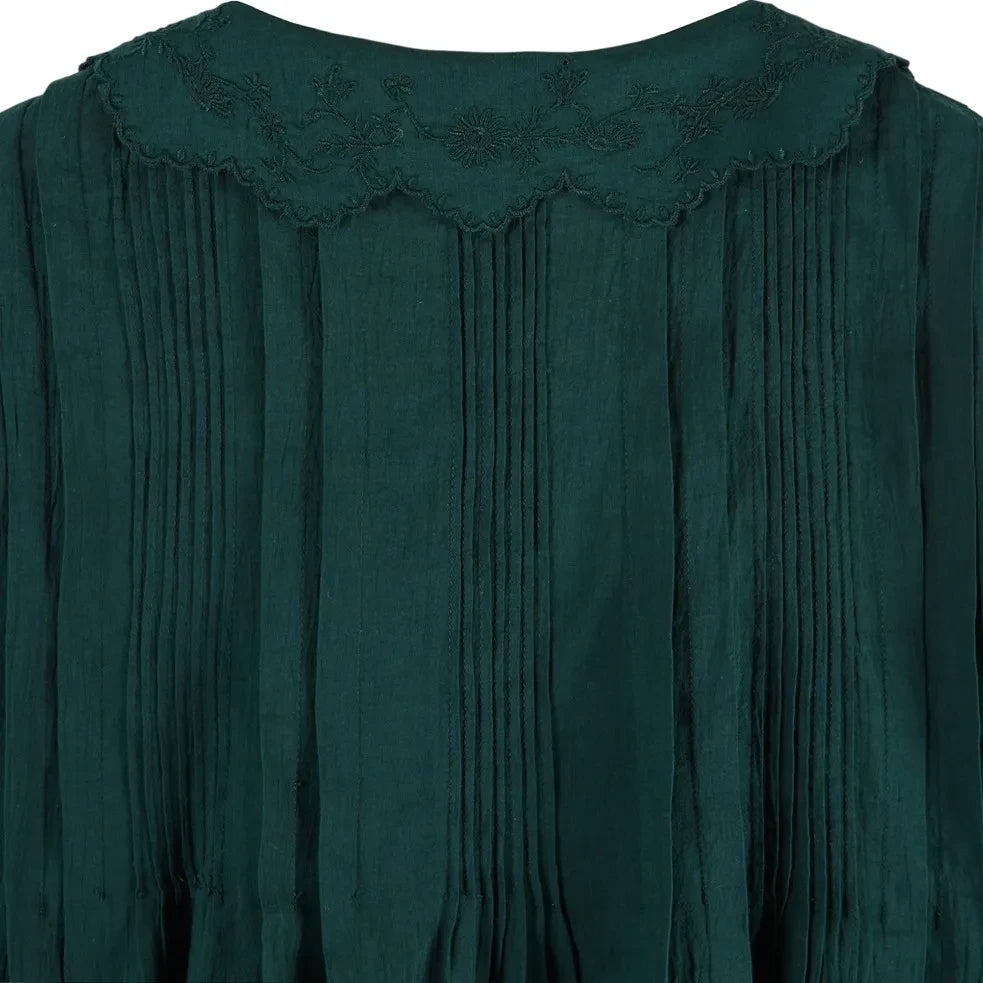 Emile et Ida - Blusa Vintage Elisabeth | Verde Bosque
