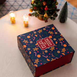 Legami - Medium Noel Gift Box - Gingerbread - Retail Box