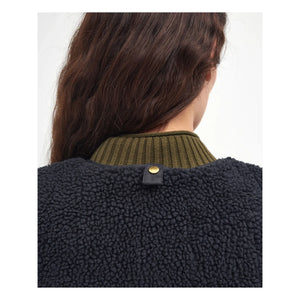 Barbour - Chaleco sin mangas Dulsie Shearling | Negro