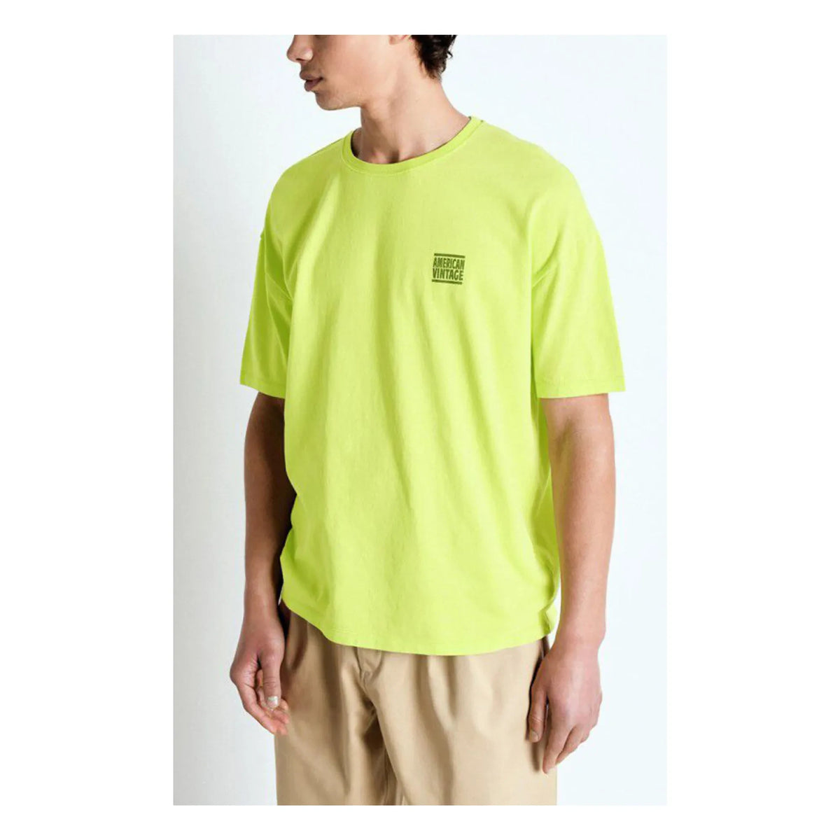 American Vintage - Camiseta Ykobow | Amarillo fluorescente