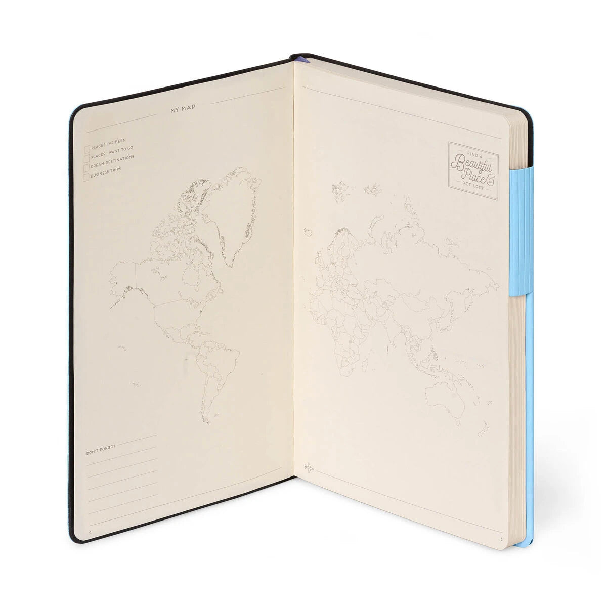 Legami - Defter ile Blank Pages ve Monochrome Yumuşak Kılıf - Aura - My Defter