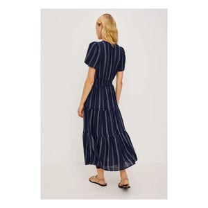 Rails - Vestido a rayas Cannes | Azul marino