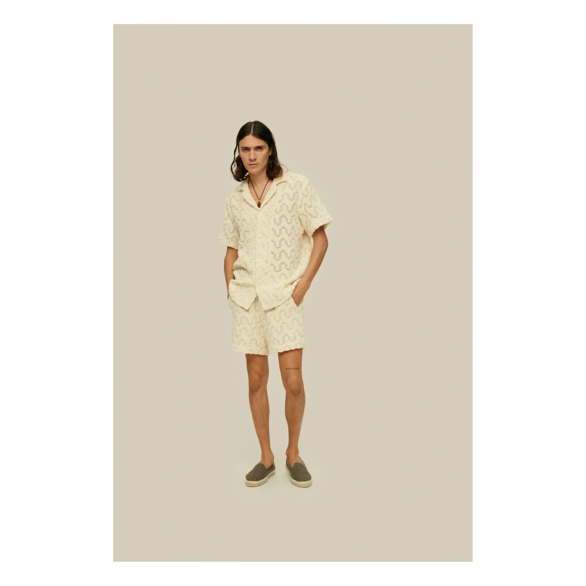 OAS - Blusa jaspeada Atlas | Crudo