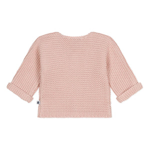 Petit Bateau - Cárdigan de espuma Mafa | Rosa empolvado