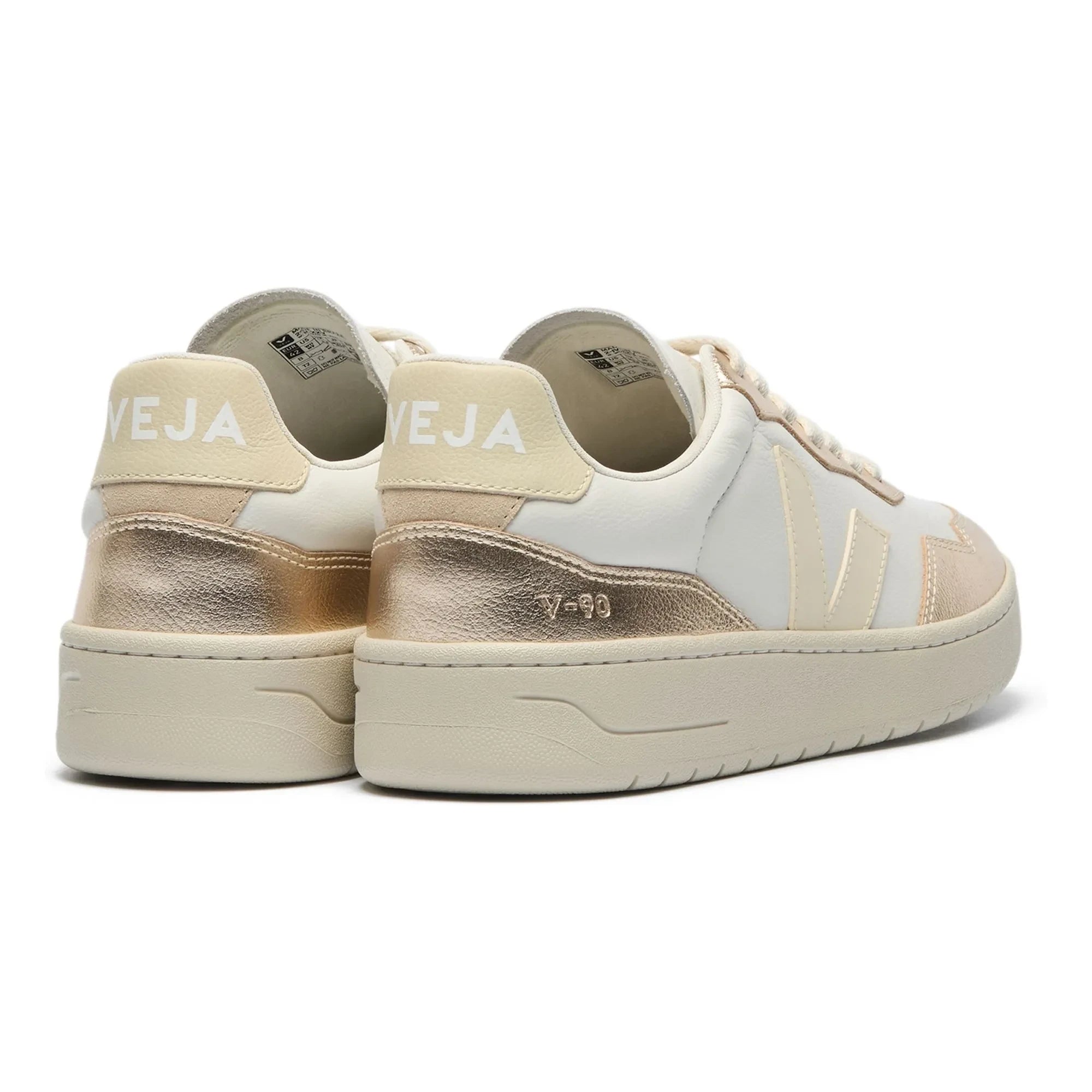 Veja - V-90 Deri O.T. Sneaker'lar | Bronz