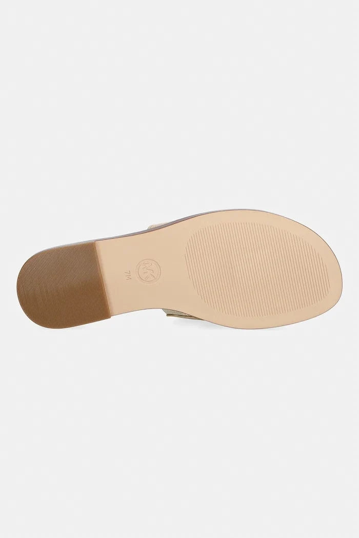 MICHAEL Michael Kors Sandalias Planas Erin de Cuero para Mujer