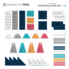 Connetix - PRO Yapım Seti - 70 parça