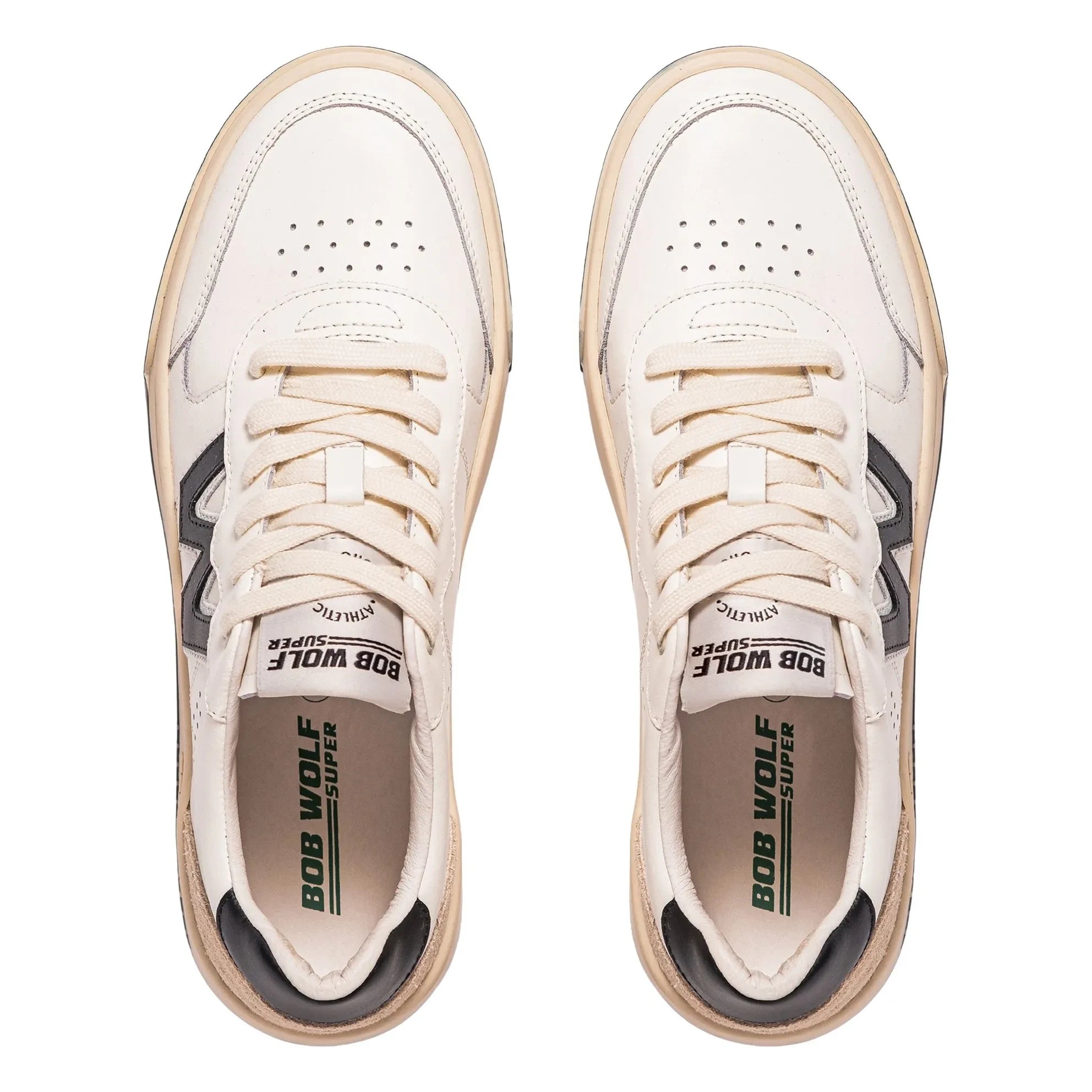 Bob Wolf - Zapatillas de cuero y ante Legacy | Negro