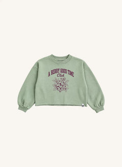 Hundred Pieces - Belmont Blueberry Sudadera Orgánica de Algodón | Verde