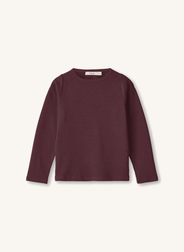 Fliink - Kenna Fitilli T-Shirt | Bordeaux