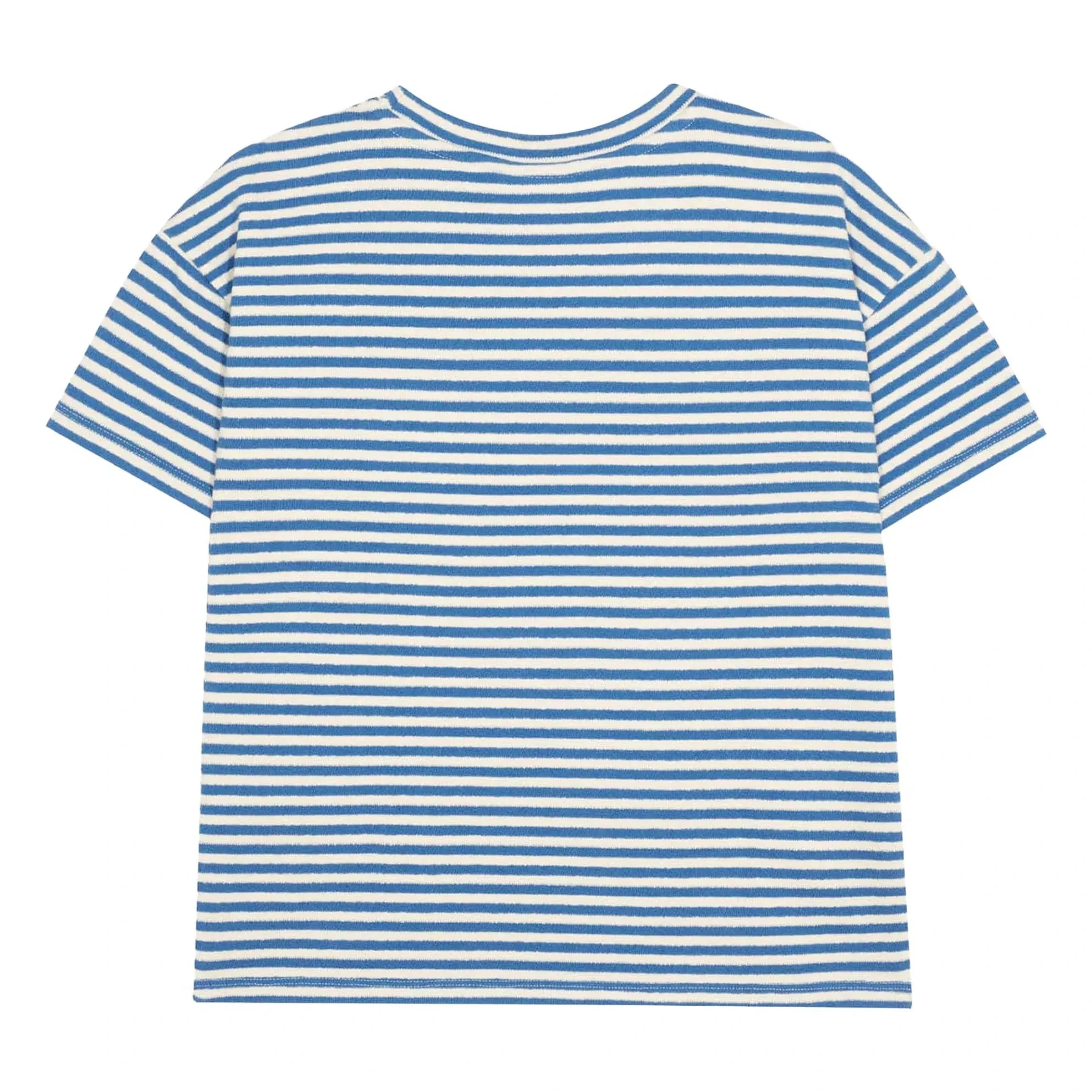 The Campamento - Camiseta Oversize a Rayas | Azul