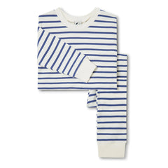 Sleepy Doe - Schlafanzug aus Bio-Baumwolle, gestreift | Blau