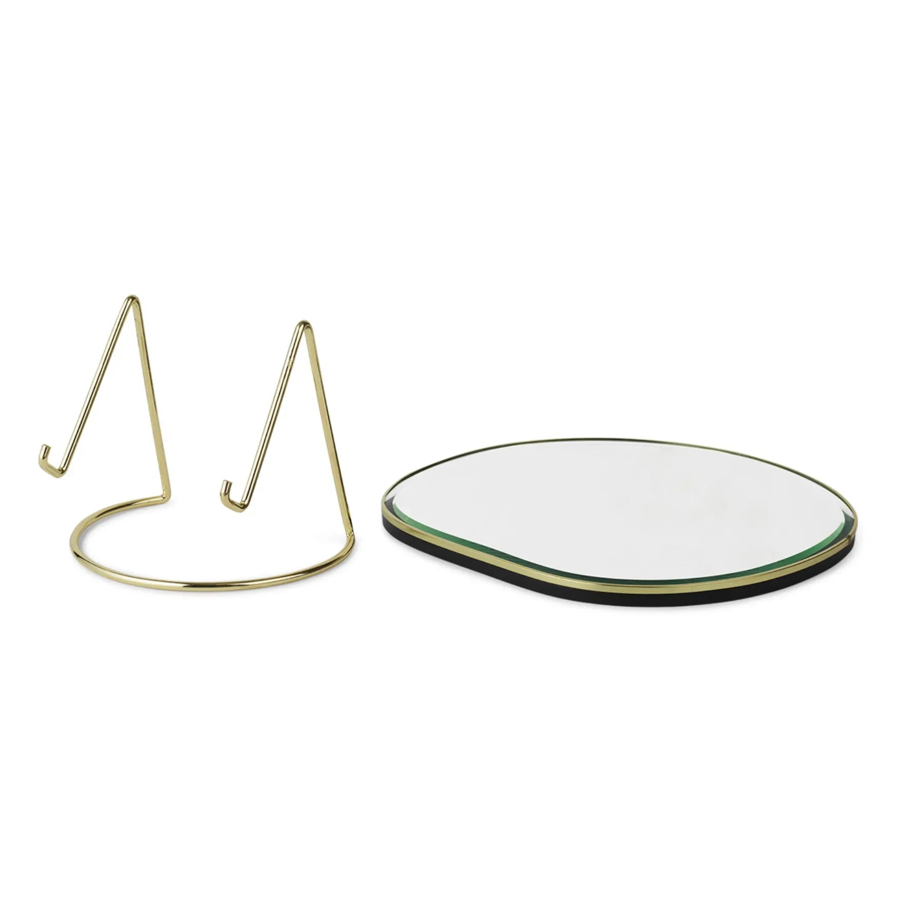 Ferm Living - Gold Table Mirror