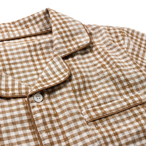 Editions Aimable - Pio Pyjamas | Noisette Vichy Pamuk