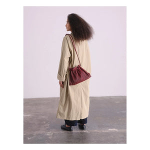 Olend - Bolso Shell de Piel Vegana | Rojo cereza