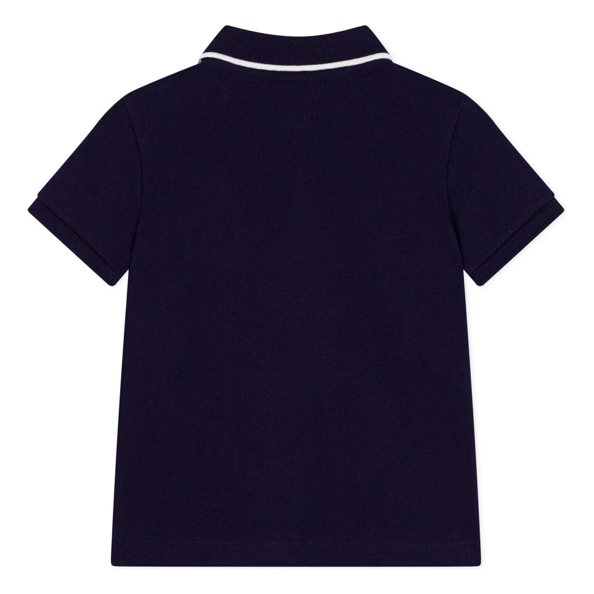 Petit Bateau – Poloshirt aus Bio-Baumwolle | Marineblau