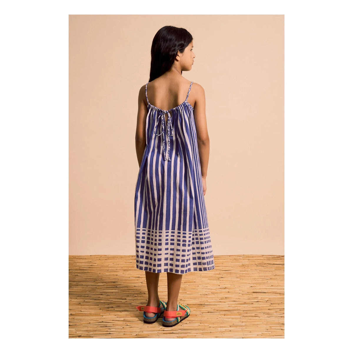 Maison Mangostan - Striped Dress | Blue