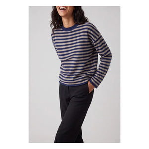 Hod - Vanessa Striped Sweater | Navy