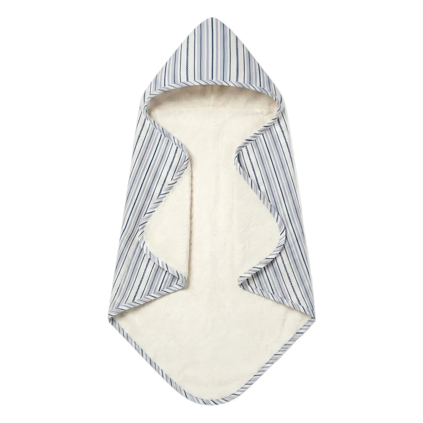 Editions Aimable - Charles capa de baño | Azure Stripes Poplin
