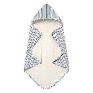 Editions Aimable - Charles capa de baño | Azure Stripes Poplin