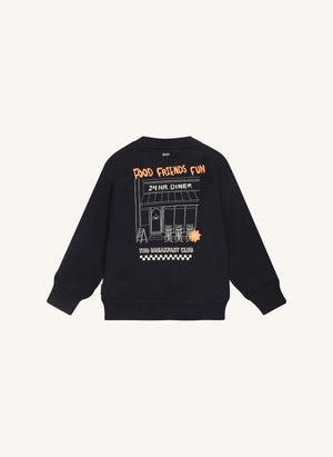 Tumble N'Dry - Keighley Organik Pamuklu Sweatshirt | Gece mavisi