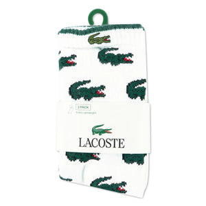 Lacoste - Logo-Socken 3er-Pack | Weiß