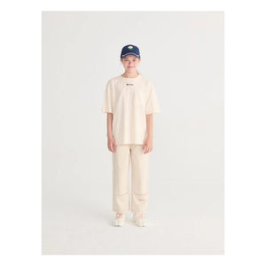 Bobo Choses - Organic Cotton Twill Panelli Pants | White