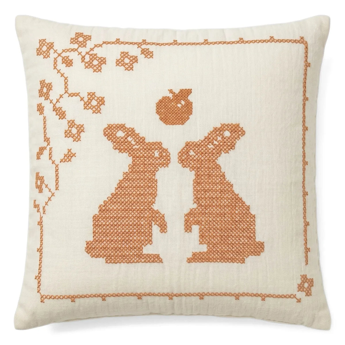 Editions Aimable - Hector rabbit cushion | Ivory Gauze
