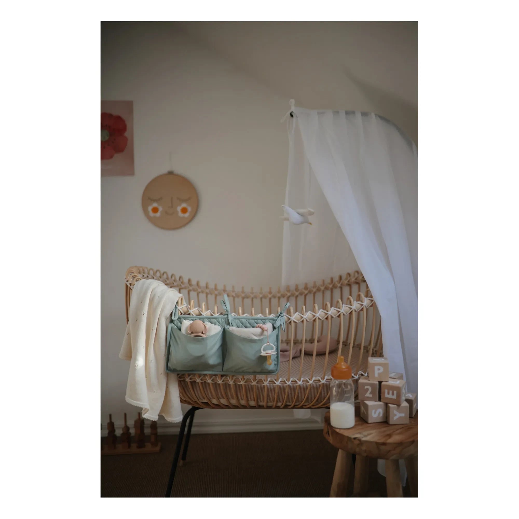Bermbach Handcrafted - Lola Korbwiege - Baumwollseil