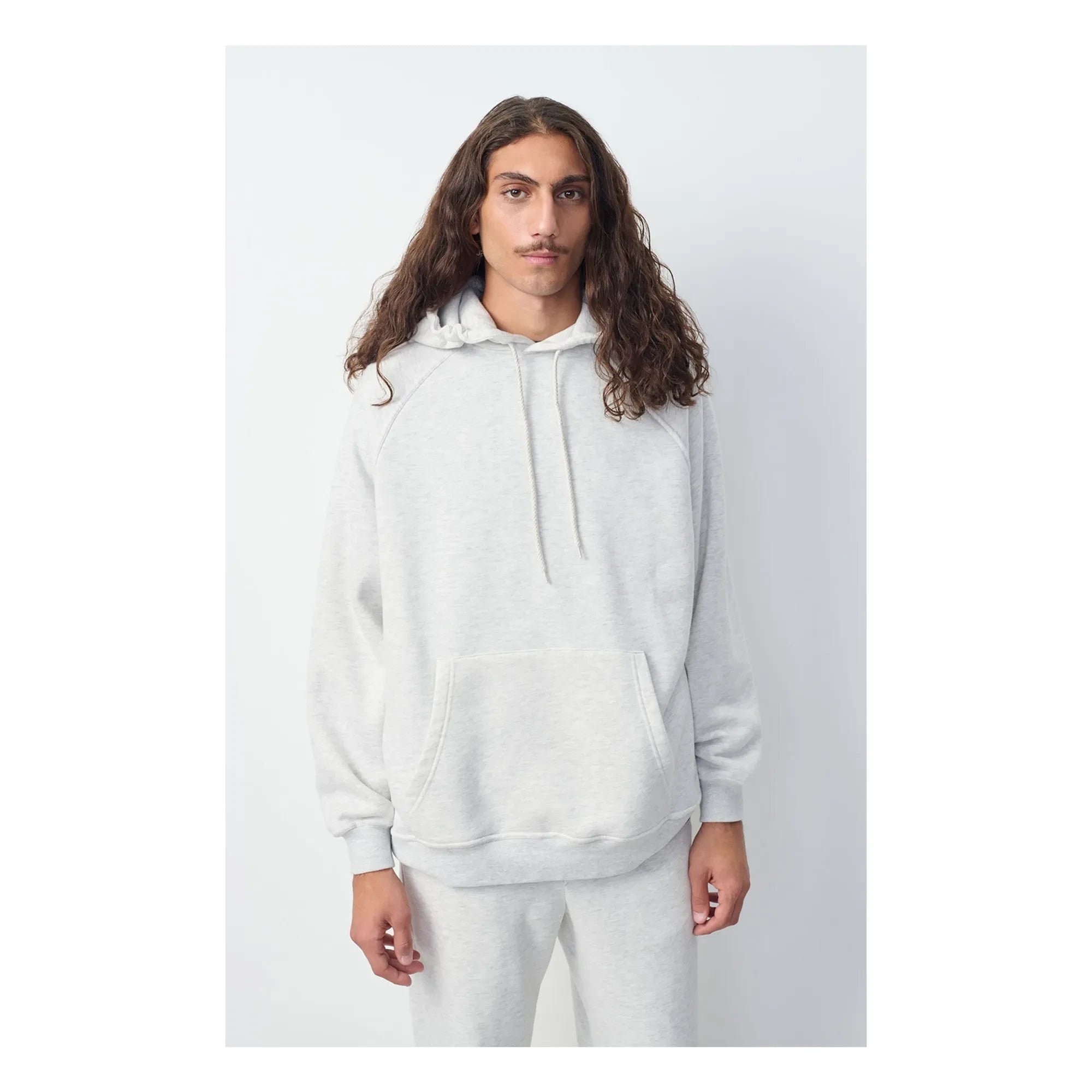 American Vintage - Baptown sweatshirt | Gri melanj