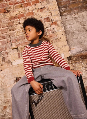Bonton - Pepito Jersey a rayas | Caramel