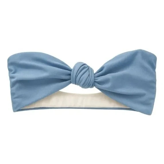 Vanessa Sposi - Le Loop Bandeau Bikini Top | Light blue