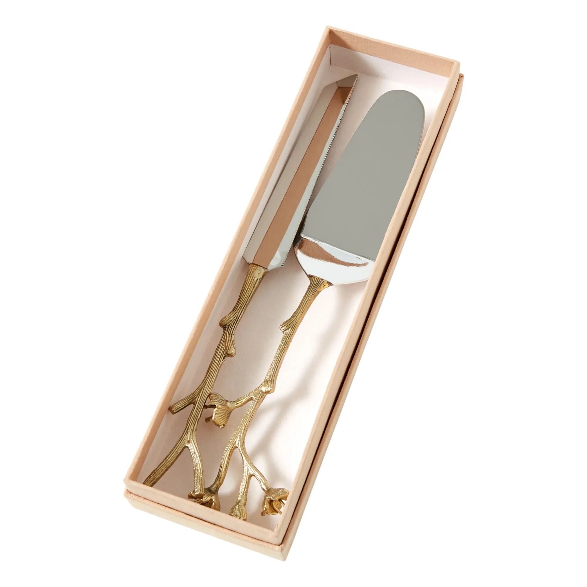 Doing Goods - Ava Blossom Dessertbesteck-Set - 2-teilig | Gold