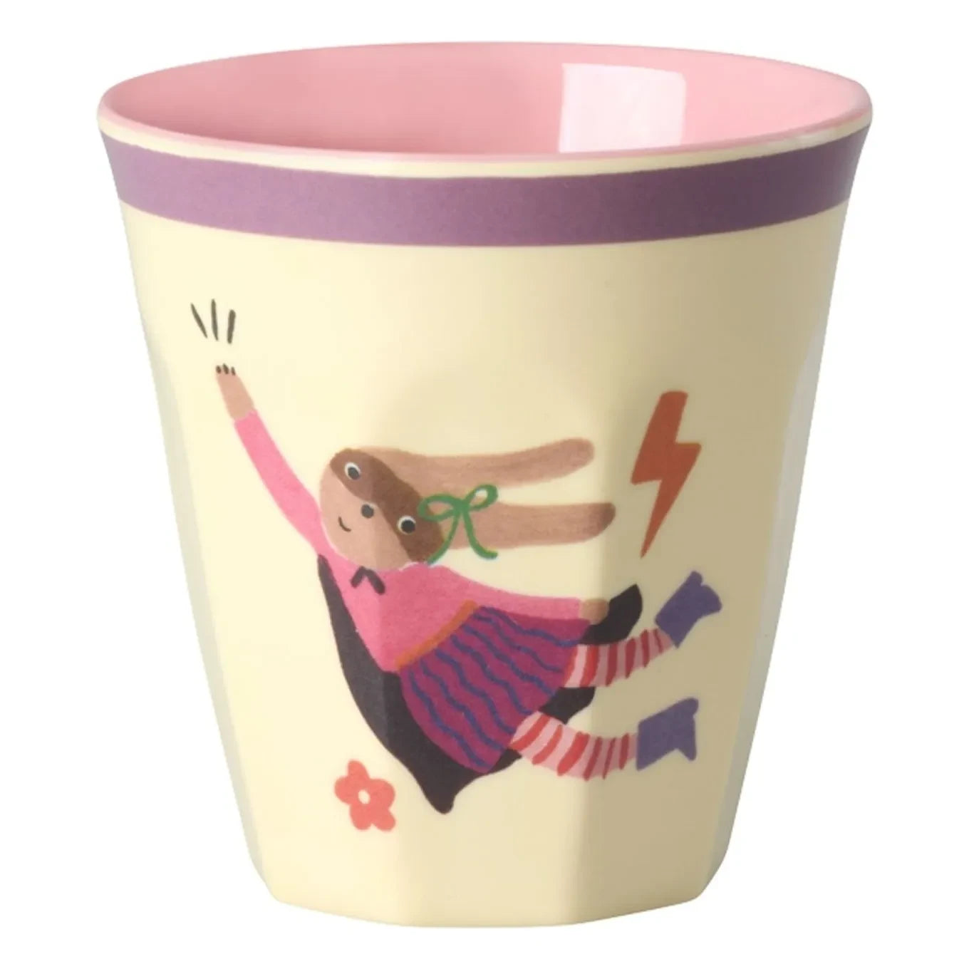 Rice - Heroes Melaminbecher - 6er-Set | Rosa