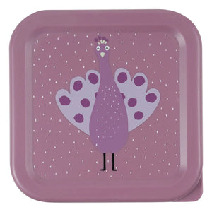 Trixie - Mrs. Peacock 3-Piece Snack Boxes | Purple