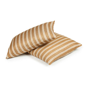Libeco - Stripe Linen Pillowcase | Bronze
