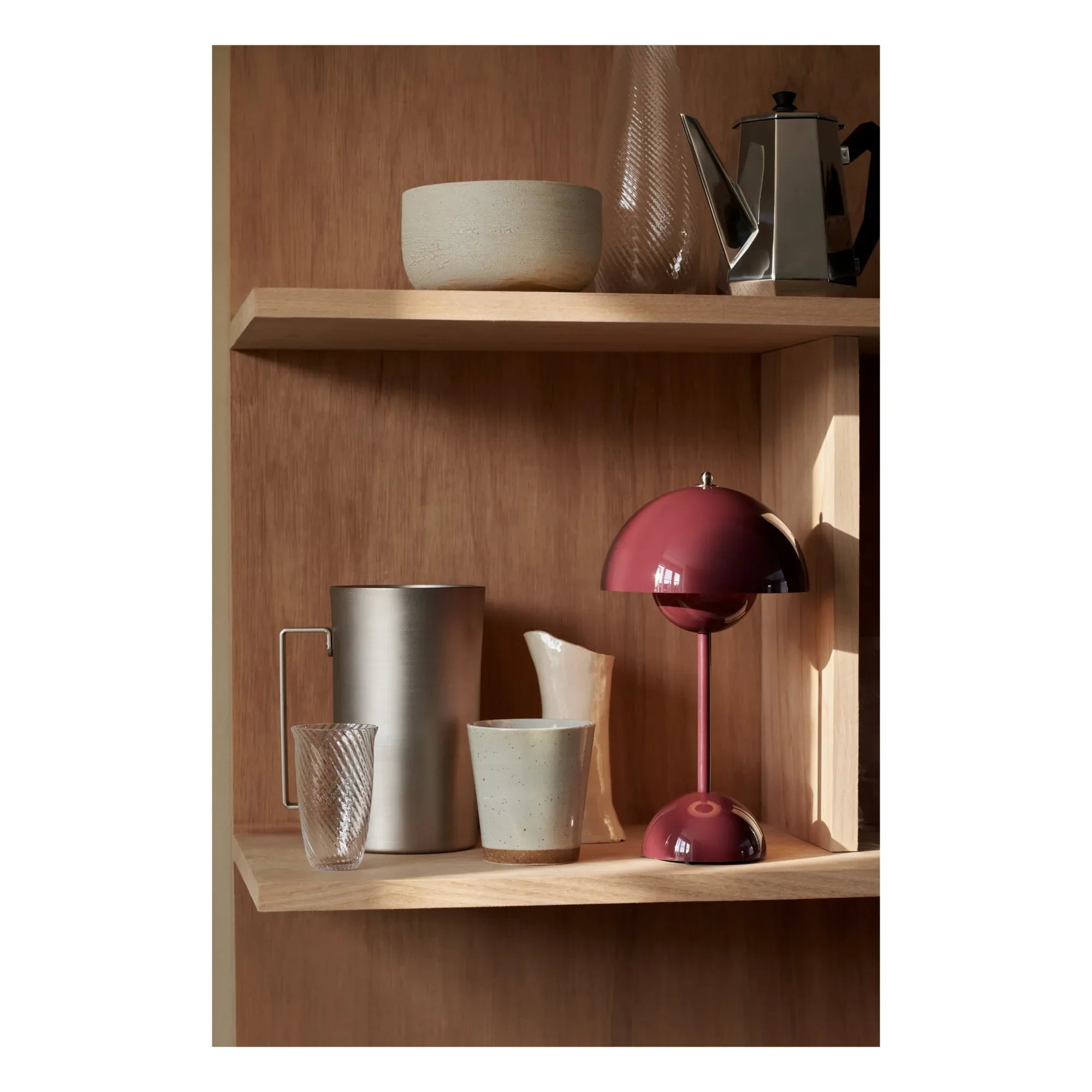 & Tradition - VP3 Flowerpot Masa Lambası - Verner Panton, 1969 | Plum