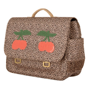 Jeune Premier - Midi Leopard Cherry Shoulder Bag | Beige