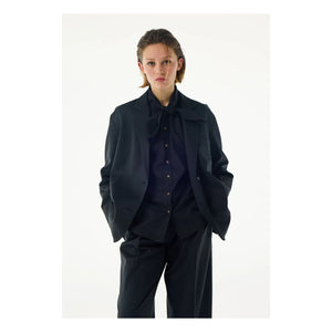BELLEPIECE - Pantalón sastre Wilson de lana virgen | Negro