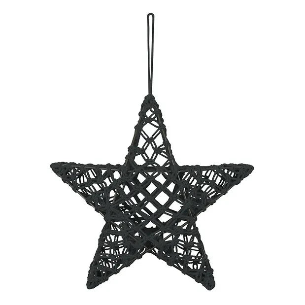 Numero 74 - Macrame Star Lamp | Dark Grey S021