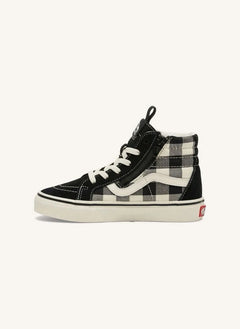 Vans - ज़िप वाली हाई-टॉप SK8-Hi रीइश्यू साइड | काला