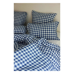 Gabrielle Paris - Washed Linen Pillowcase Taormina | Blue