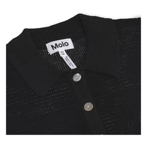 Molo - Guida Poloshirt aus Bio-Baumwolle | Schwarz