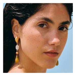 Alhaja - Caracola Ohrringe | Gold