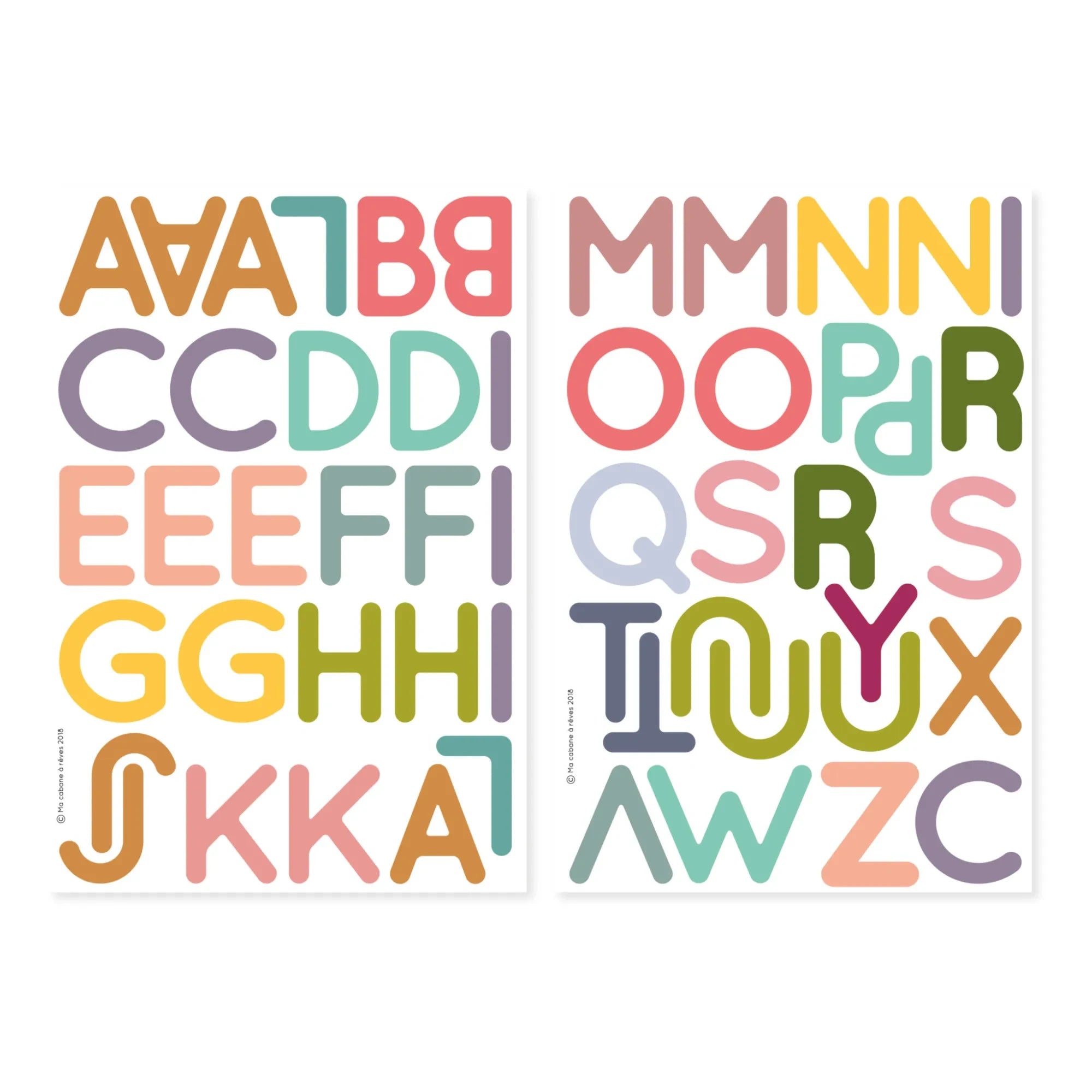 Ma Cabane à rêves - Large Letter Magnets