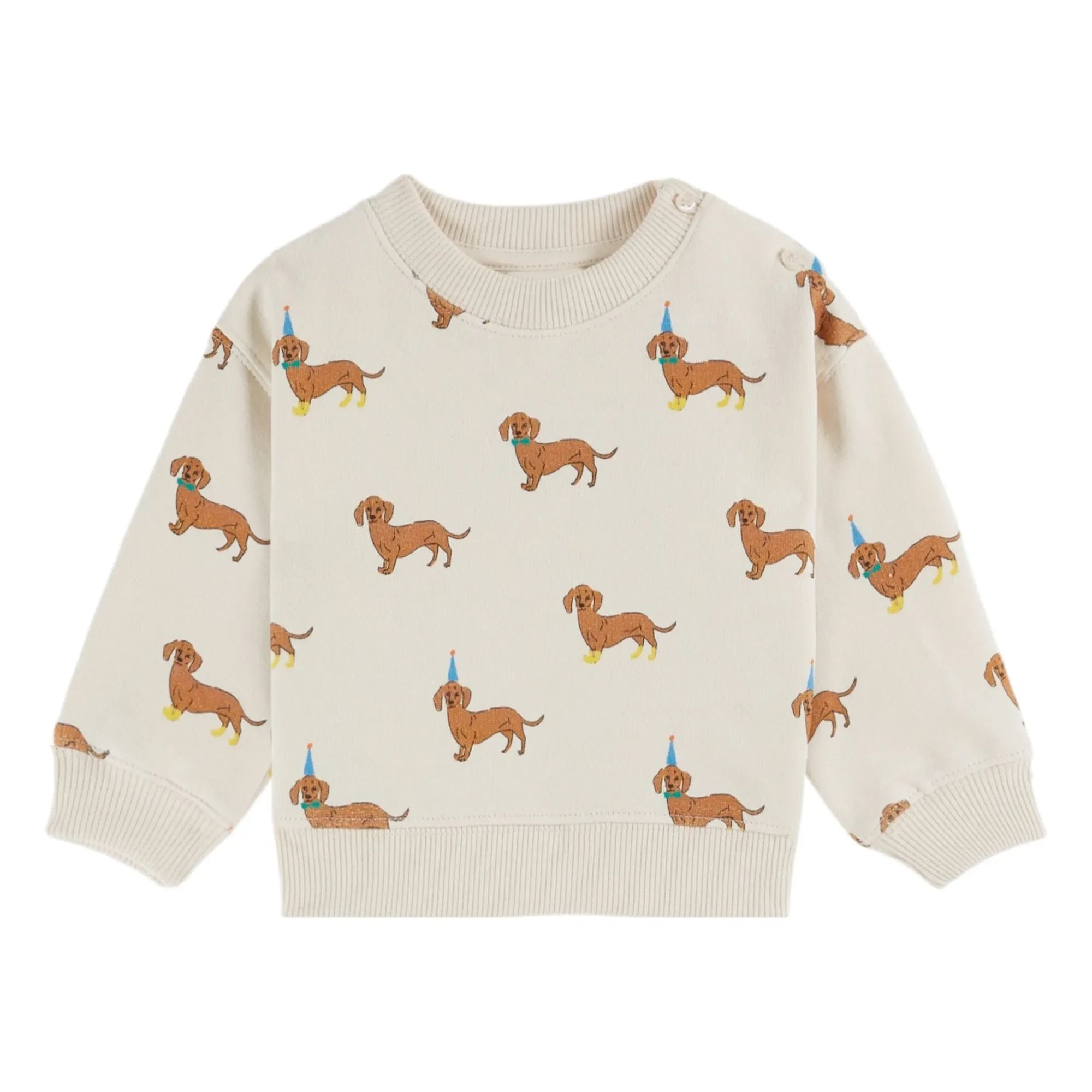 Emile et Ida - Sweat Dogs Organik Pamuk | Ekru