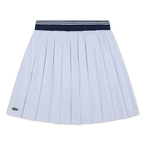 Lacoste - Geri Dönüştürülmüş Elyaf Pilili Etek | Açık Mavi